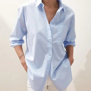 Oversized Button-Down Shirt